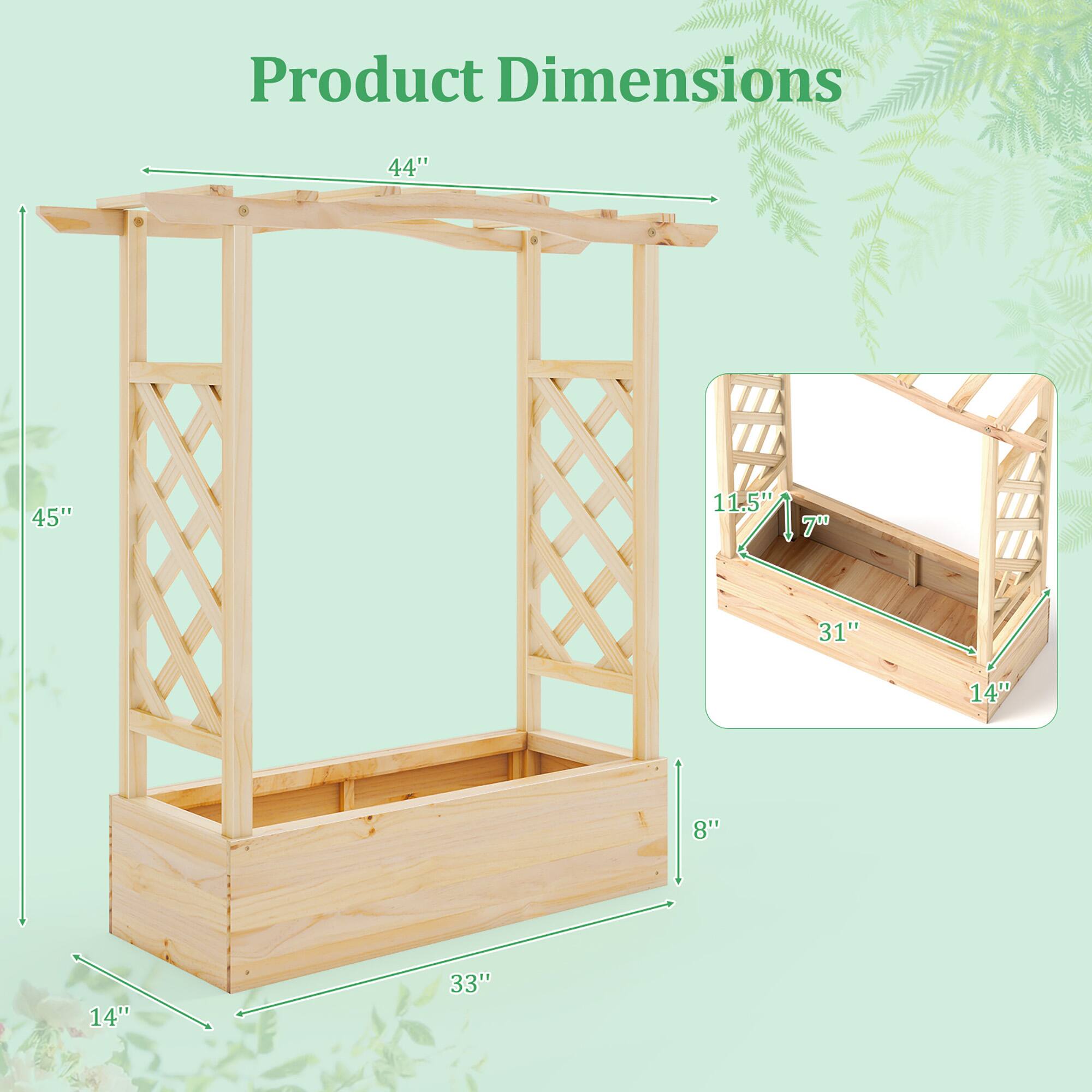 Product Dimensions

- Height: 45"
- Width: 44"
- Depth: 33"
- Inside Height: 11.5"
- Inside Width: 31"
- Inside Depth: 14"
- Inside Height (top): 7"
- Inside Depth (top): 8"