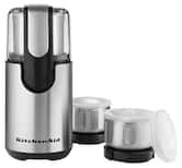 KitchenAid - Blade Coffee and Spice Grinder with Separate Grinding Bowls/Blades - Onyx Black