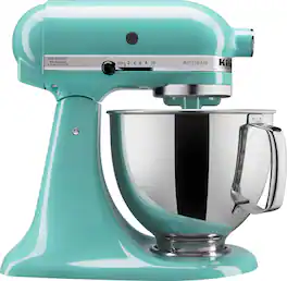 KitchenAid - Artisan Series 5 Quart Tilt-Head Stand Mixer - KSM150PSAQ - Aqua Sky