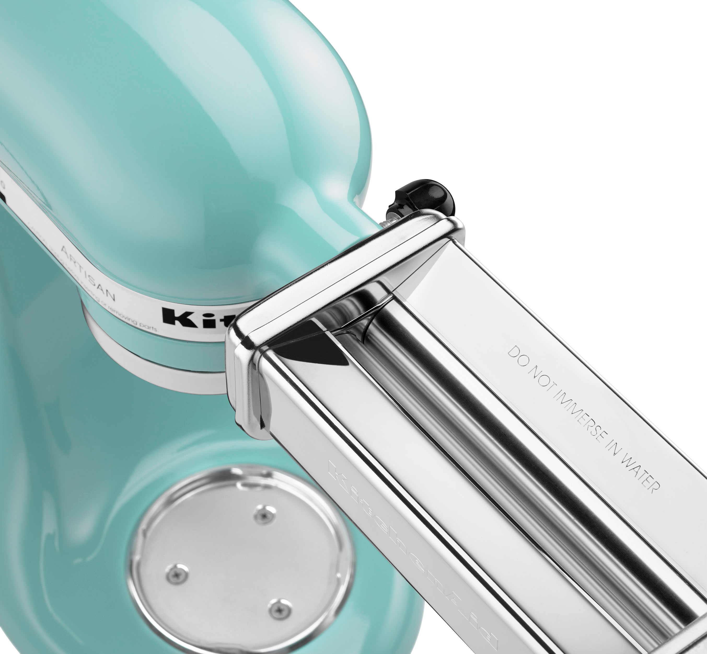 KitchenAid KSM3311XAQ Artisan Mini Series Tilt-Head Stand Mixer, 3.5 quart,  Aqua Sky Blue