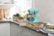 Alt View 11. KitchenAid - KitchenAid Artisan Series 5 Quart Tilt-Head Stand Mixer - KSM150PSAQ - Aqua Sky.