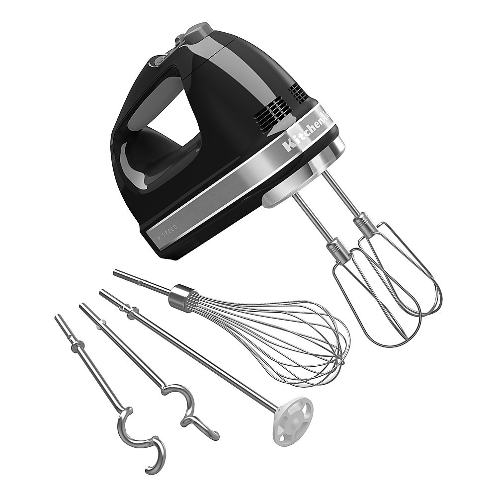 KitchenAid 78-in Cord 5-Speed White Hand Mixer at