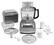 Angle. KitchenAid - KFP1133CU 11-Cup Food Processor - Contour Silver.
