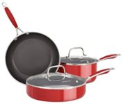 Kitchen HQ 5-piece Stackable Cookware Set - Red