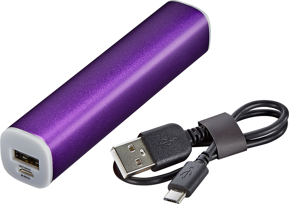 Insignia™ Portable Charger Purple NS-MB2603 - Best Buy