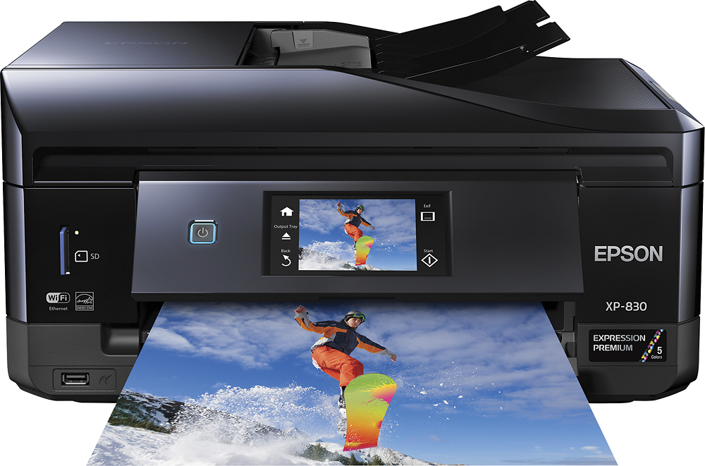 Epson Expression Premium XP-520 Wireless Color Photo Printer with Scanner  and Copier : Office Products 