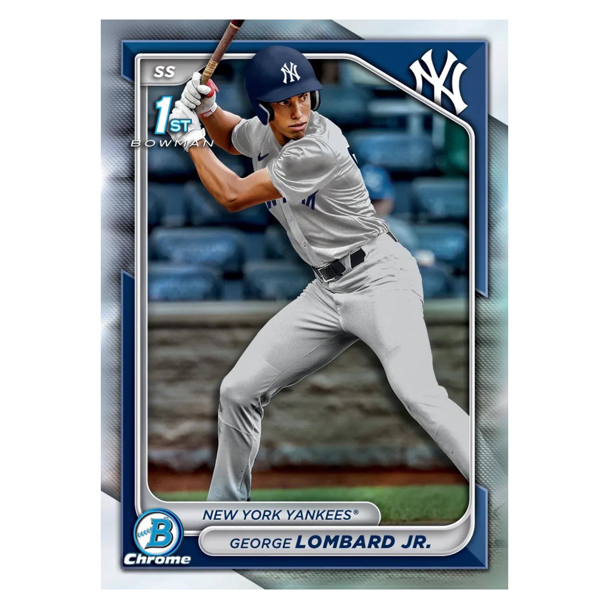 SS 1ST BOWMAN NY NEW YORK YANKEES GEORGE LOMBARD JR. Chrome