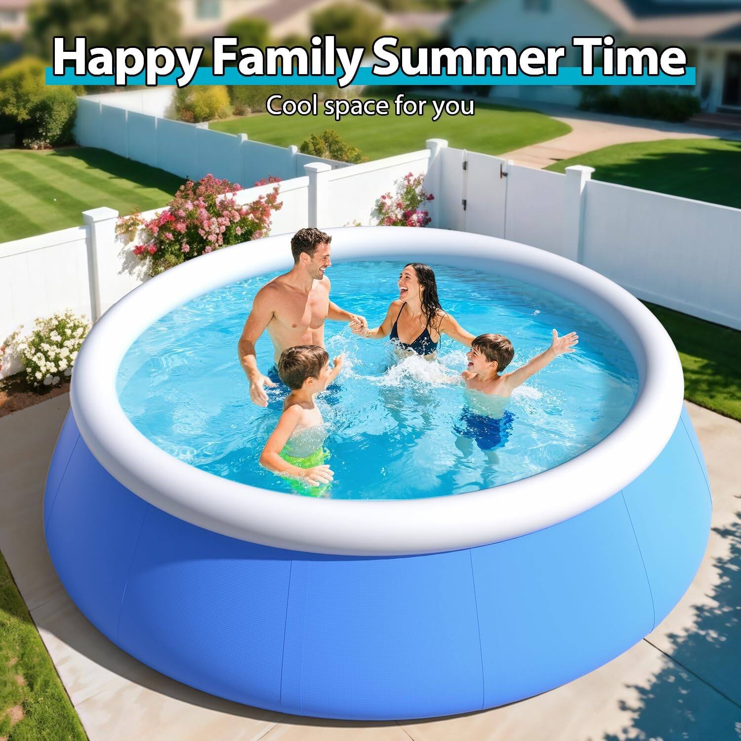 Happy Family Summer Time  
Cool space for you
