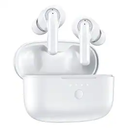 TRIBIT - Wireless Earbuds, Noise Reduction, Bluetooth Earbuds - White