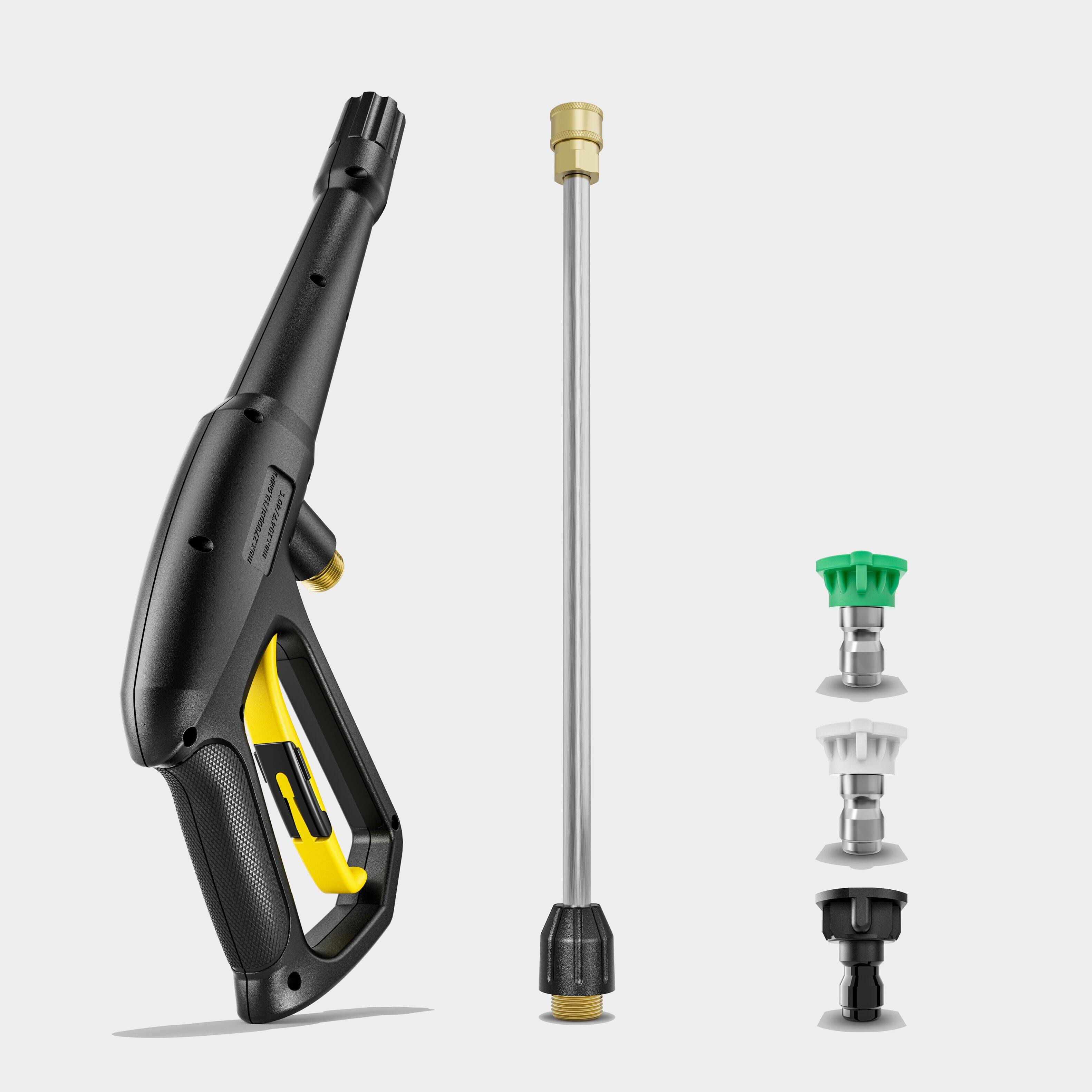 Angle. Karcher - K 3 Horizontal FC Max 1700PSI Pressure Washer with Spray Wand 1.2 GPM.