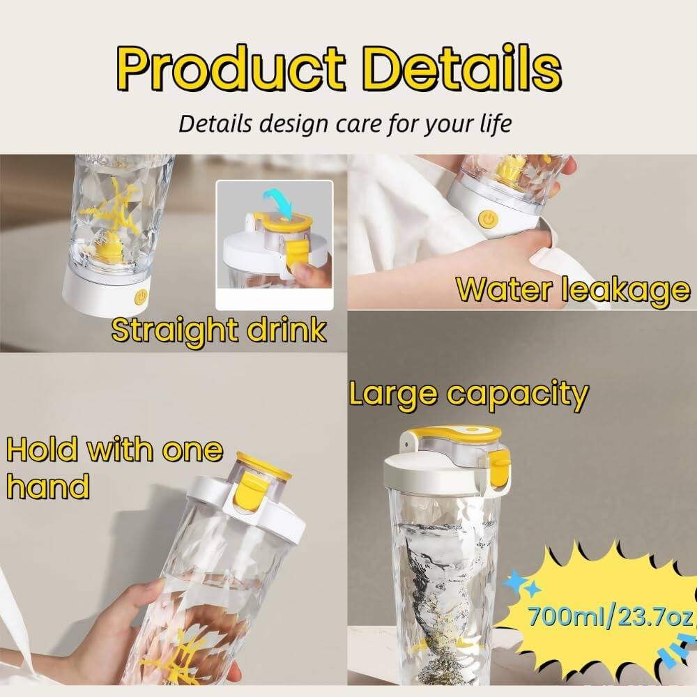 Product Details  
Details design care for your life  

- Straight drink  
- Water leakage  
- Large capacity  
- Hold with one hand  
- 700ml/23.7oz
