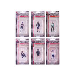 "LB Nation" 6 piece Figure Set for 1/24 Scale Models by American Diorama