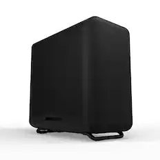 Front. HYTE - HYTE X50 Air Modern Performance ATX Mid-Tower PC Gaming Case - Pitch Black.