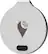 Left. TrackR - bravo Item Trackers (2-Pack) - Brushed Aluminum.