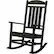Front. Hanover - Pineapple Cay All-Weather Rocking Chair - Black.