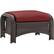Alt View 19. Hanover - Strathmere 6-Piece Rectangular Patio Set - Crimson Red/Brown.