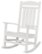 Front Zoom. Hanover - Pineapple Cay All-Weather Rocking Chair - White.