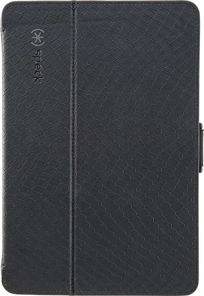 Front. Speck - StyleFolio Case for Apple® iPad® mini, iPad mini 2 and iPad mini 3 - Black/Gray.