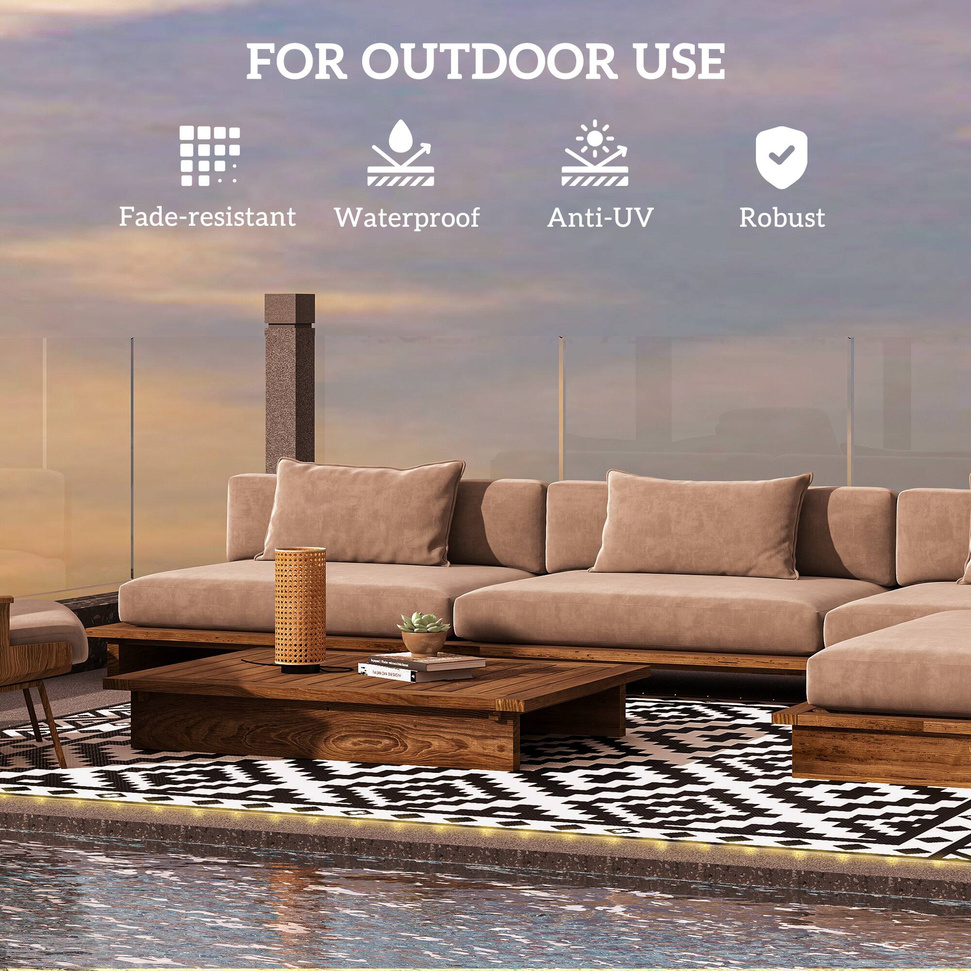 FOR OUTDOOR USE

- Fade-resistant
- Waterproof
- Anti-UV
- Robust