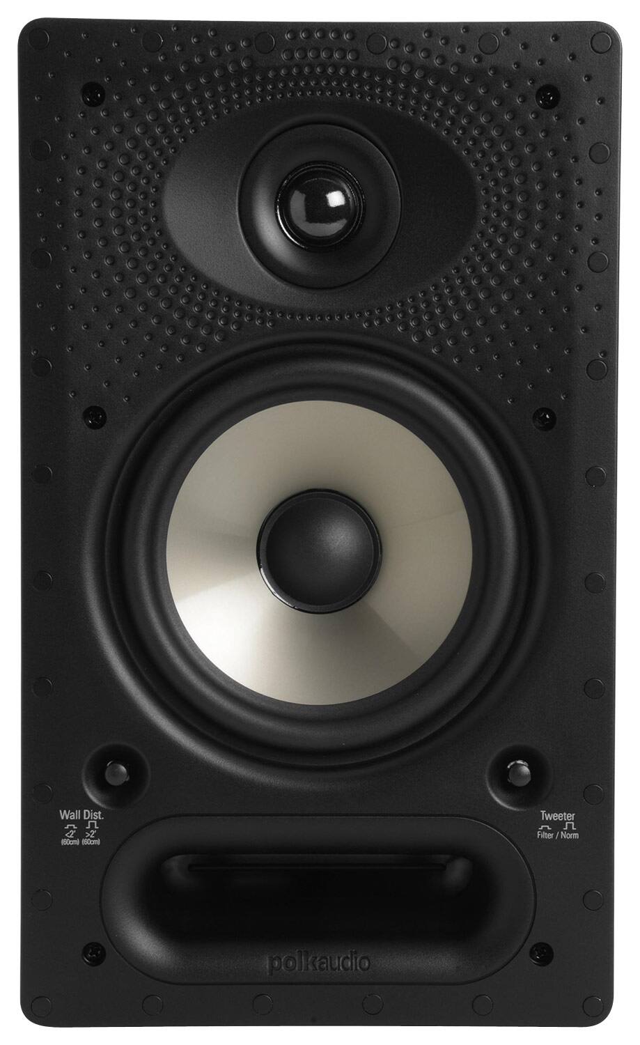 Alt View 11. Polk Audio - Vanishing Series RT 6.5" 2-Way In-Wall/In-Ceiling Loudspeaker (Each) - White.