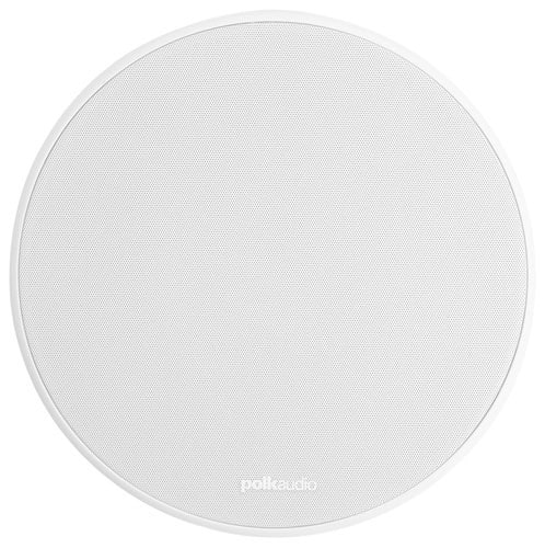 Polk Audio - Vanishing Series RT 9" 125W 3-Way In-Ceiling Loudspeaker (Each) - White - Front_Zoom