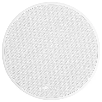Front. Polk Audio - Vanishing Series RT 7" 3-Way In-Ceiling Speaker (Each) - White.