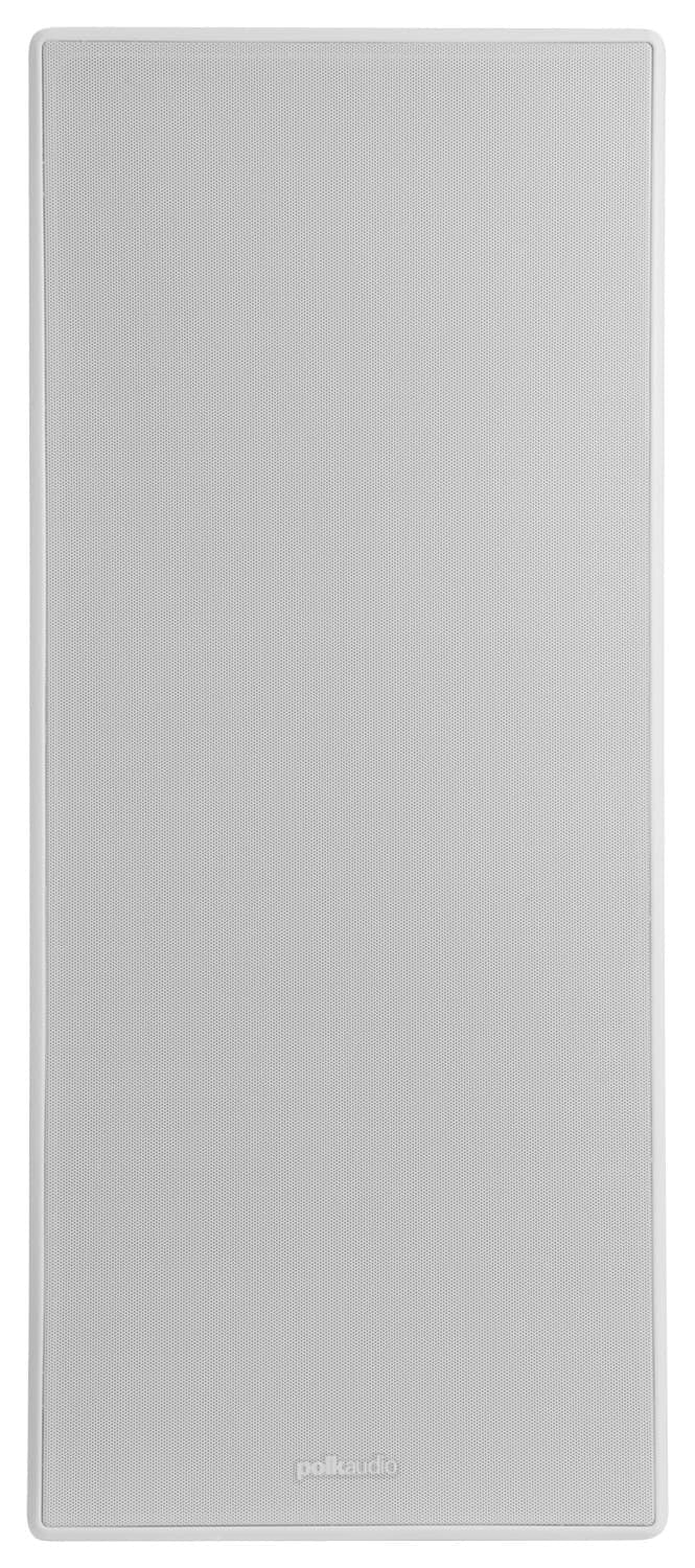 Front. Polk Audio - Vanishing Series RT Dual 6.5" 3-Way In-Wall Speaker (Each) - White.