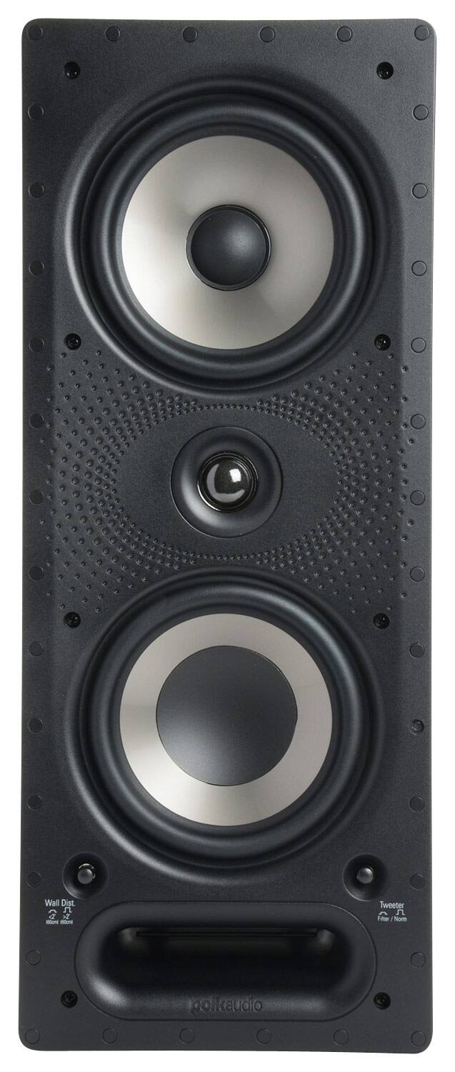 Alt View 11. Polk Audio - Vanishing Series RT Dual 6.5" 3-Way In-Wall Speaker (Each) - White.