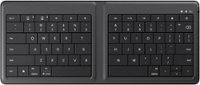 Front Zoom. Microsoft - Universal Wireless Foldable Keyboard for Mobile Devices - Black.