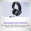 Designed for Comfort. Featuring a 45mm-wide headband and an easy-to-adjust sliding suspension, unlock your optimal fit.