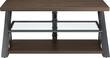 Whalen Furniture - TV Console for Most Flat-Panel TVs Up to 55" - Medium Brown - Larger Front