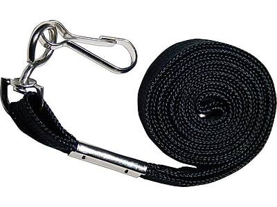 Alt View 2. Advantus - Deluxe Lanyards, 24/Box - Black.