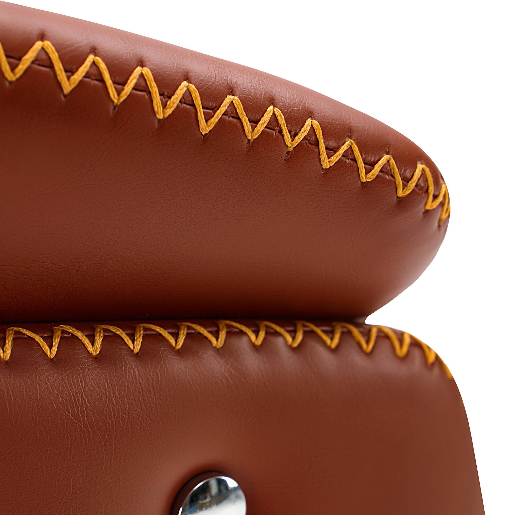 Alt View 8. KERDOM - Adjustable Height Bar Chair 1pc, High Dinning Chair PU Leather Swivel Barstool, Airlift Tall Counter Height for Kitchen - Red.