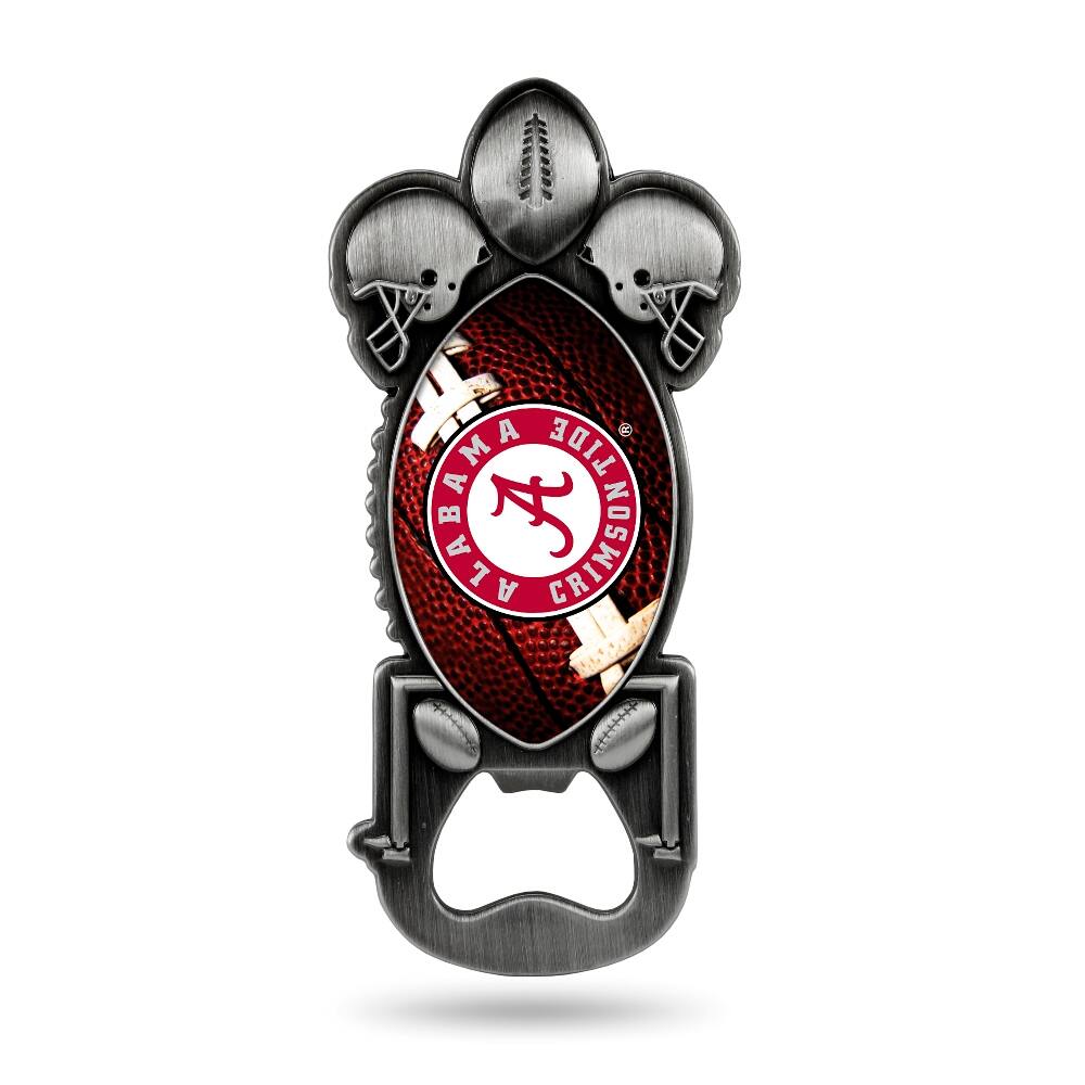 Rico Industries - Alabama Crimson Tide Party Starter Magnetic Metal Bottle Opener - Multi