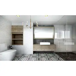 Living District - Merritt Collection Chandelier D39.8 H24 Lt:6 Finish - Weathered Dove