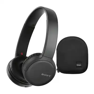 Sony WH CH510 Wireless On Ear Headphones with Hardshell Case