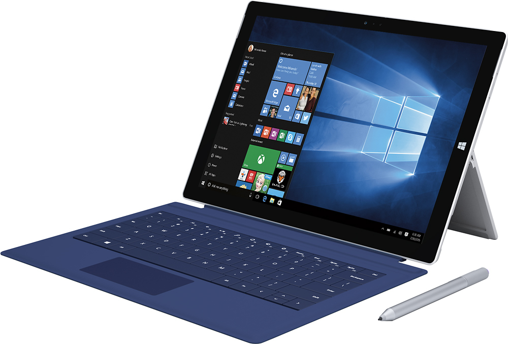 Microsoft Surface Pro 3 12" Intel Core i3 64GB Silver 4YM-00016 - Best Buy