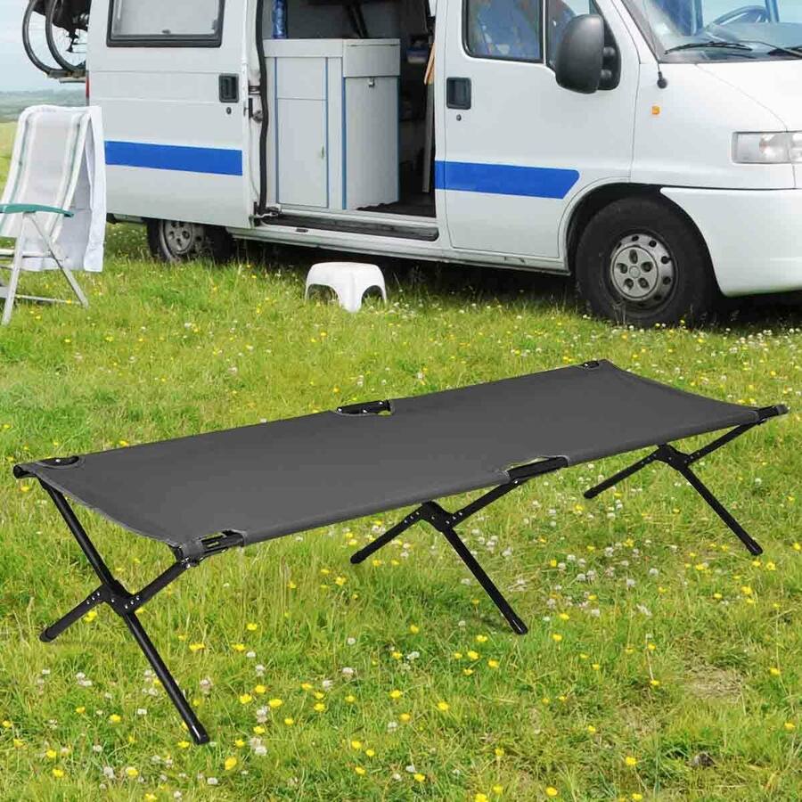 Costway Folding Camping Cot Bed Heavy Duty For Adults Kids W costway-folding-camping-cot-bed-heavy-duty-for-adults-kids-w