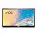 Front. AOC - E1659FWU 15.6" USB-3.0 Portable LED HD Monitor (USB) - Glossy Piano Black.