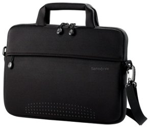 Samsonite - Aramon NXT Shuttle Case for 13" Apple® MacBook®, MacBook Pro and MacBook Air® - Black - Front_Zoom