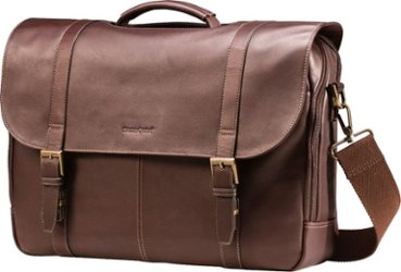 Yuybei Messenger Bag for Men 17 Mens Laptop Briefcase Shoulder Bag Leather Messenger Satchel Retro Vintage Bag for Notebook/Compute Black for Office Outdoor Travel 