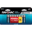 Rayovac High Energy AA Batteries (16 Pack), Double A Alkaline Batteries - Front_Zoom