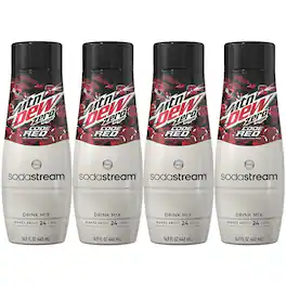 SodaStream - Mountain Dew Code Red Zero Drink Mix 4-Pack