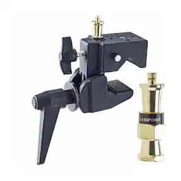 Flashpoint - Super Clamp, Black, 1/4"X20 AntiTwist Stud