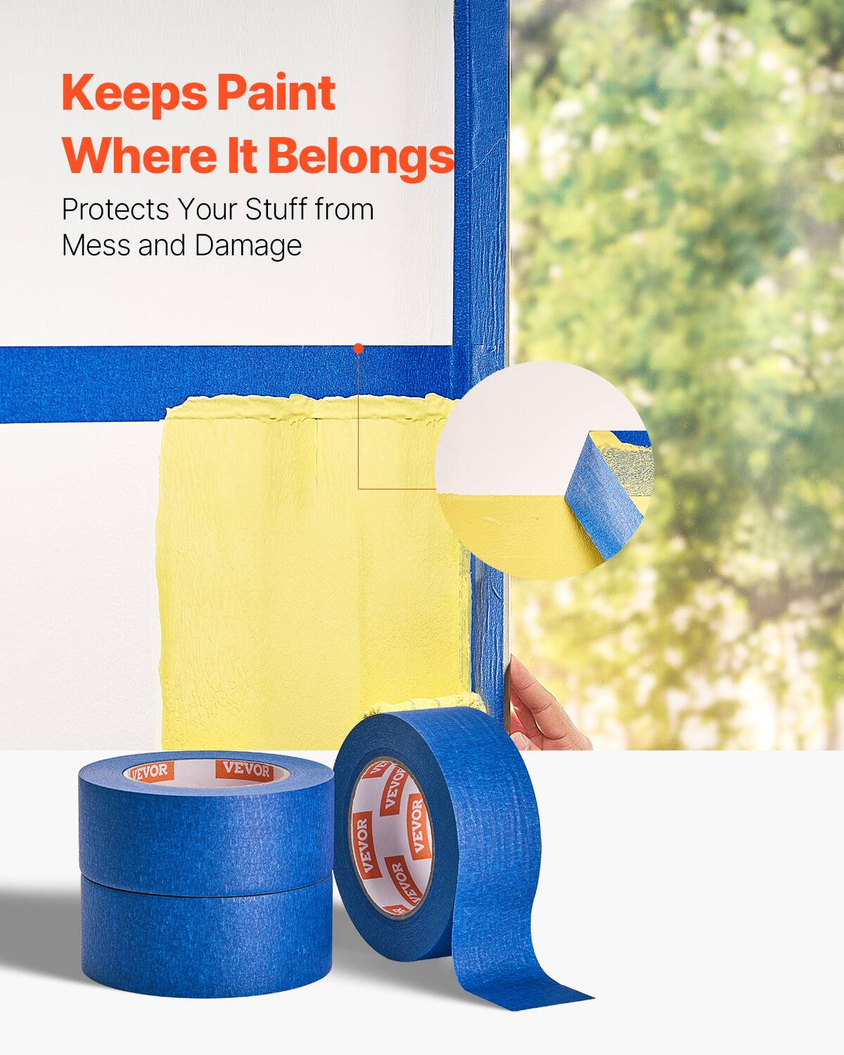 Keeps Paint Where It Belongs  
Protects Your Stuff from Mess and Damage  

VEVOR