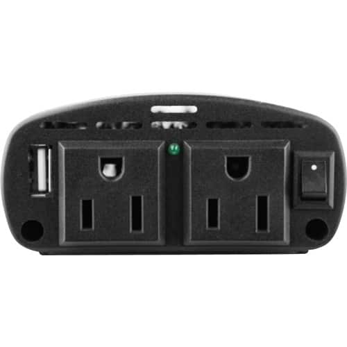 Front. Wagan - Smart AC 200W USB+ Inverter - Silver.