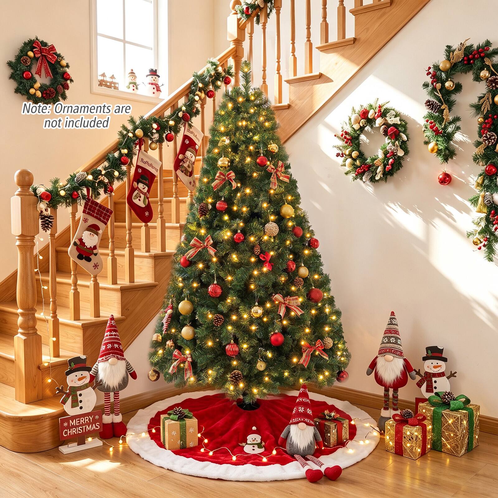 Note: Ornaments are not included

+ MERRY CHRISTMAS