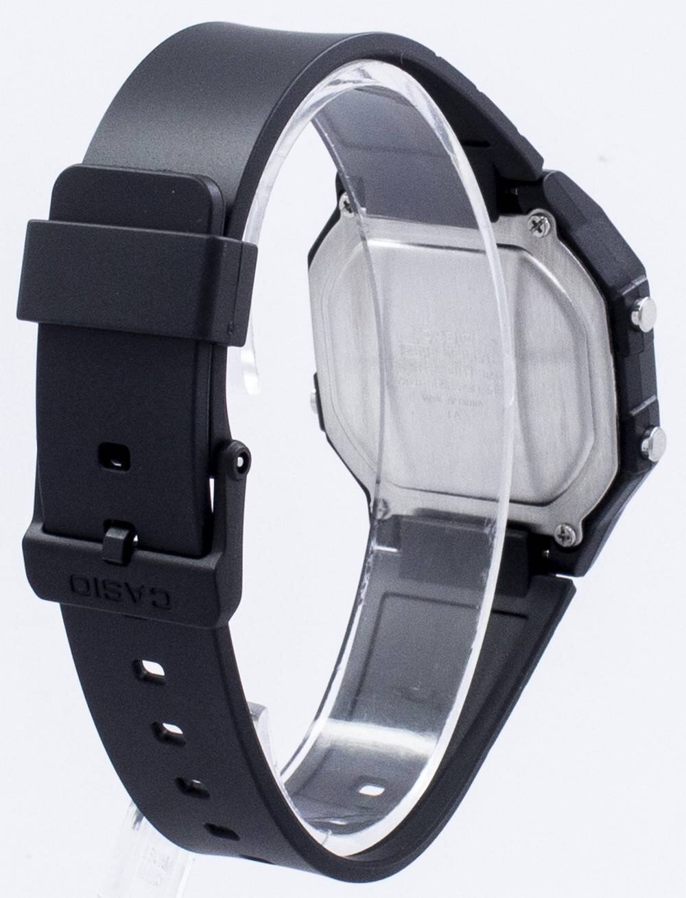 Left. Casio - Classic Illuminator Chronograph Alarm W-217H-9AV W217H-9AV Men's Watch - Gold.