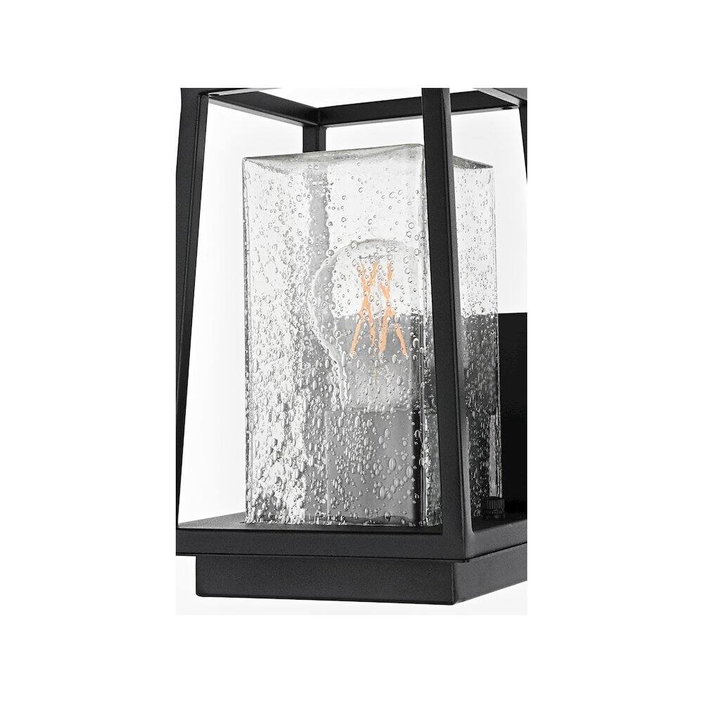 Alt View 2. Elegant Lighting - Lehigh 7 inch Outdoor Pendant in Black - Black.
