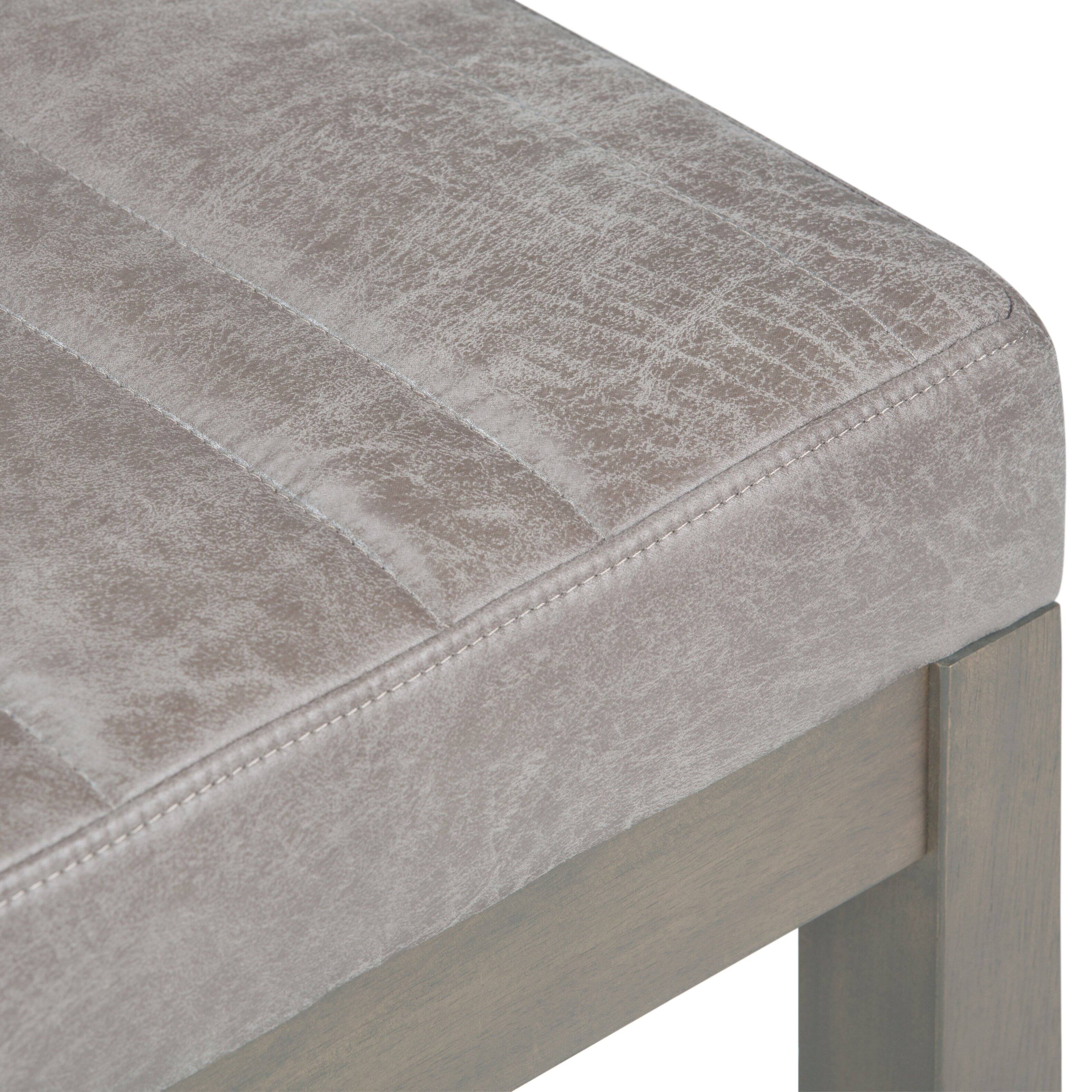 Alt View 16. Simpli Home - Casey Ottoman Bench - Distressed Grey Taupe.